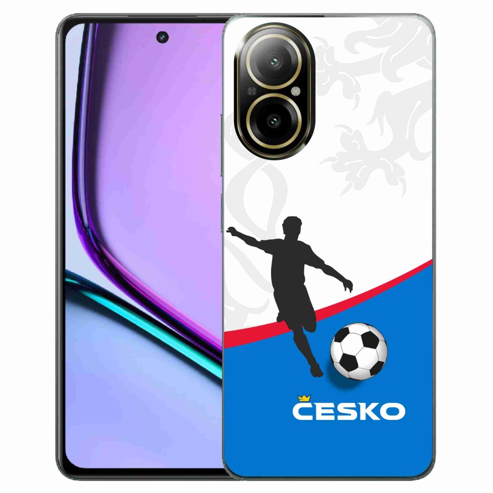Gelový kryt mmCase na Realme C67 - fotbal Česko 1