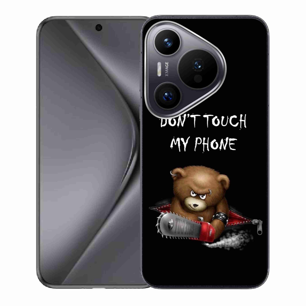 Gelový kryt mmCase na Huawei Pura 70 - nesahej na telefon