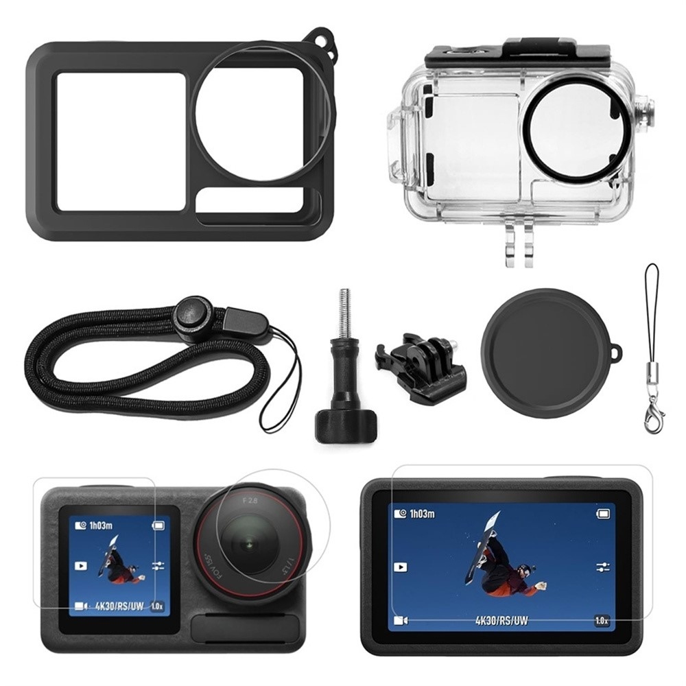 Ochranná sada příslušenství pro DJI Osmo Action 5 Pro, Action 4 a Action 3 s vodotěsným pouzdrem