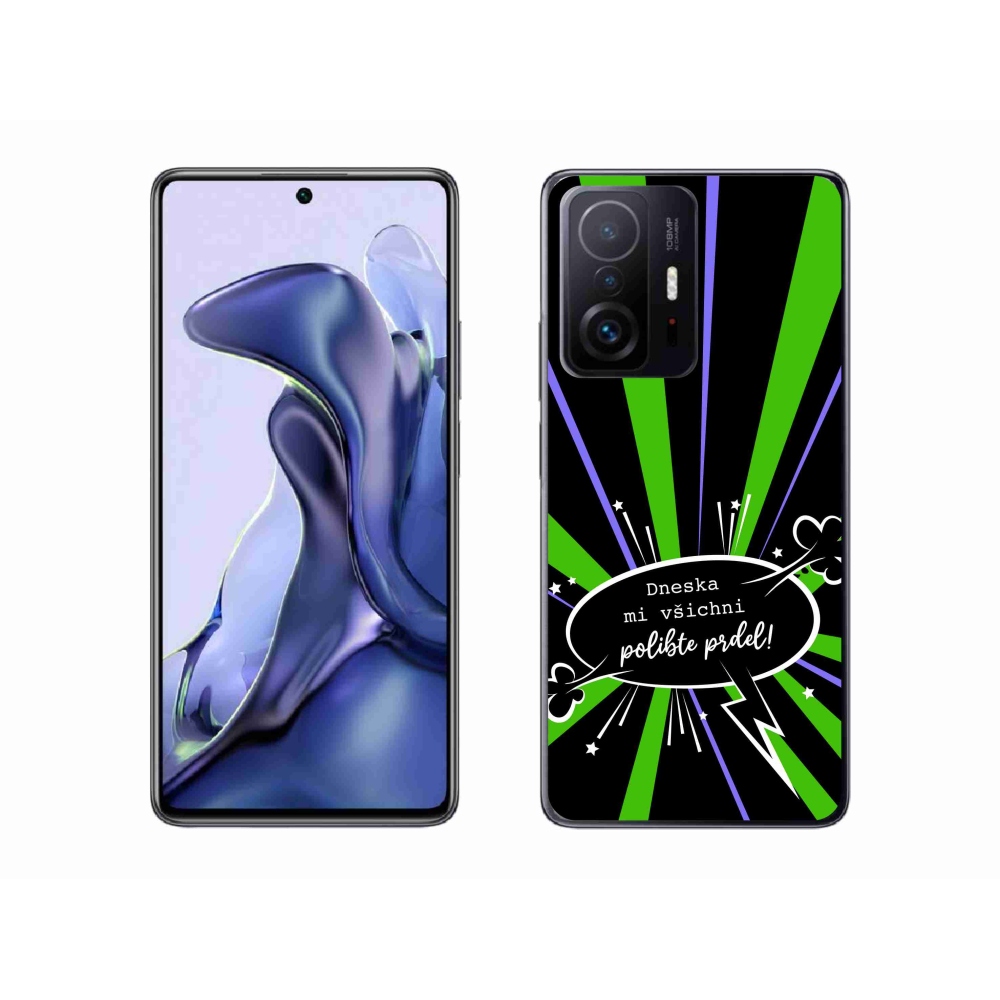 Gelový kryt mmCase na Xiaomi 11T Pro - vtipný text 15 černé pozadí