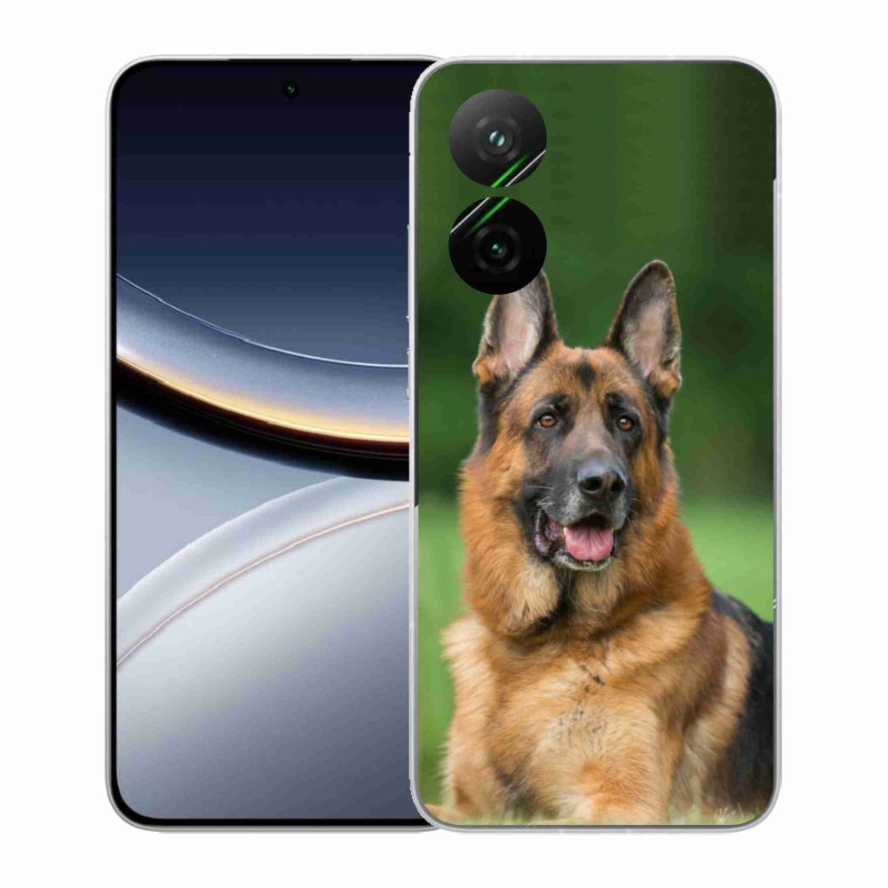 Gelový kryt mmCase na Xiaomi Poco F7 5G - německý ovčák