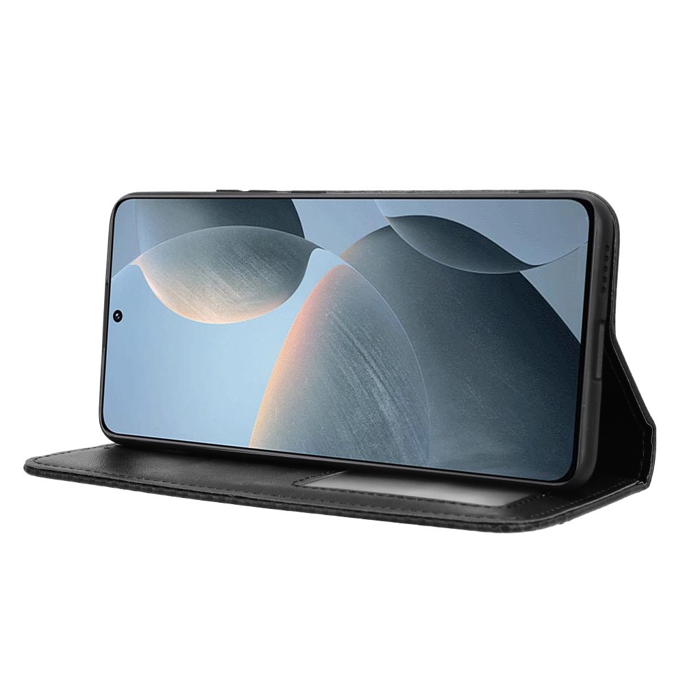 Vintage knížkové pouzdro na Xiaomi Poco X6 Pro 5G - tmavěmodré