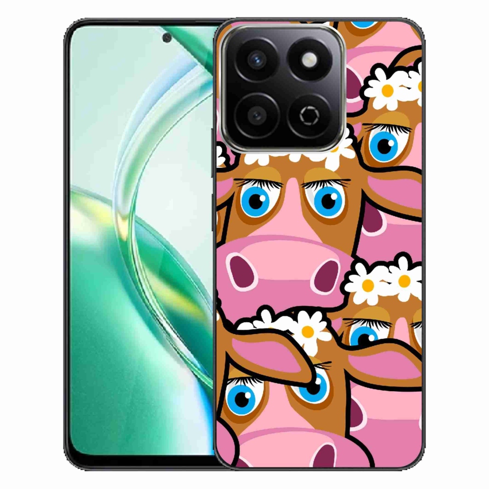 Gelový kryt mmCase na Honor 200 Smart 5G - kreslené kravičky