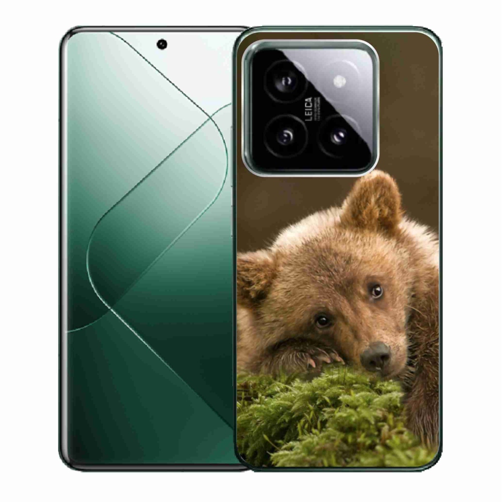 Gelový kryt mmCase na Xiaomi 14 - medvěd