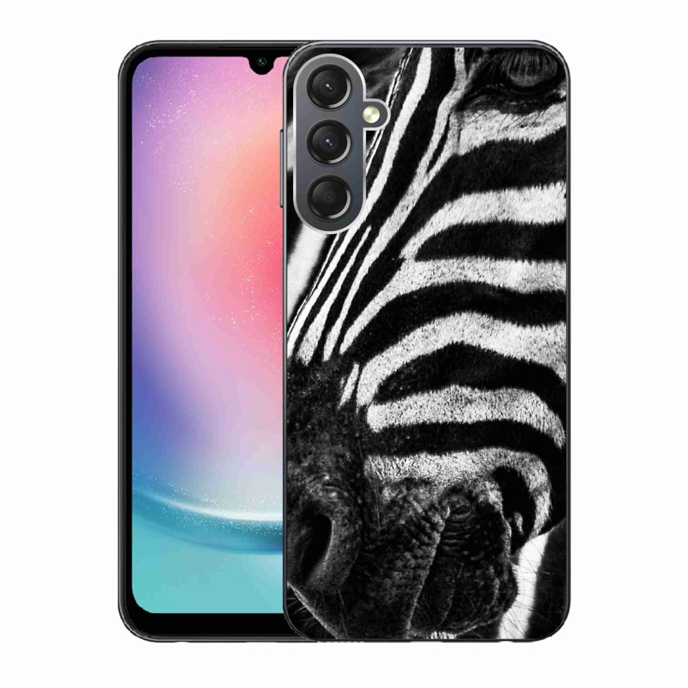 Gelový kryt mmCase na Samsung Galaxy A24 - zebra