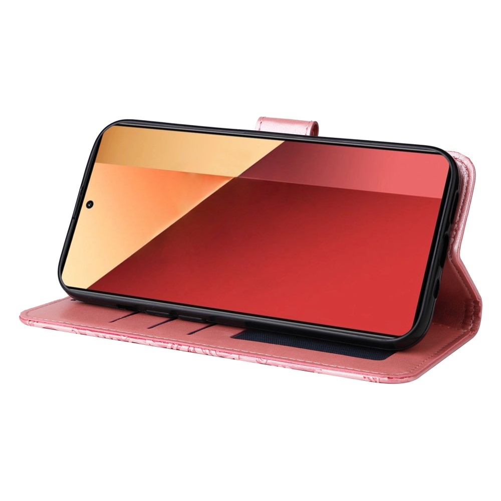 Sunflower knížkové pouzdro na Xiaomi Redmi Note 14S/Note 13 Pro 4G/Poco M6 Pro - růžové