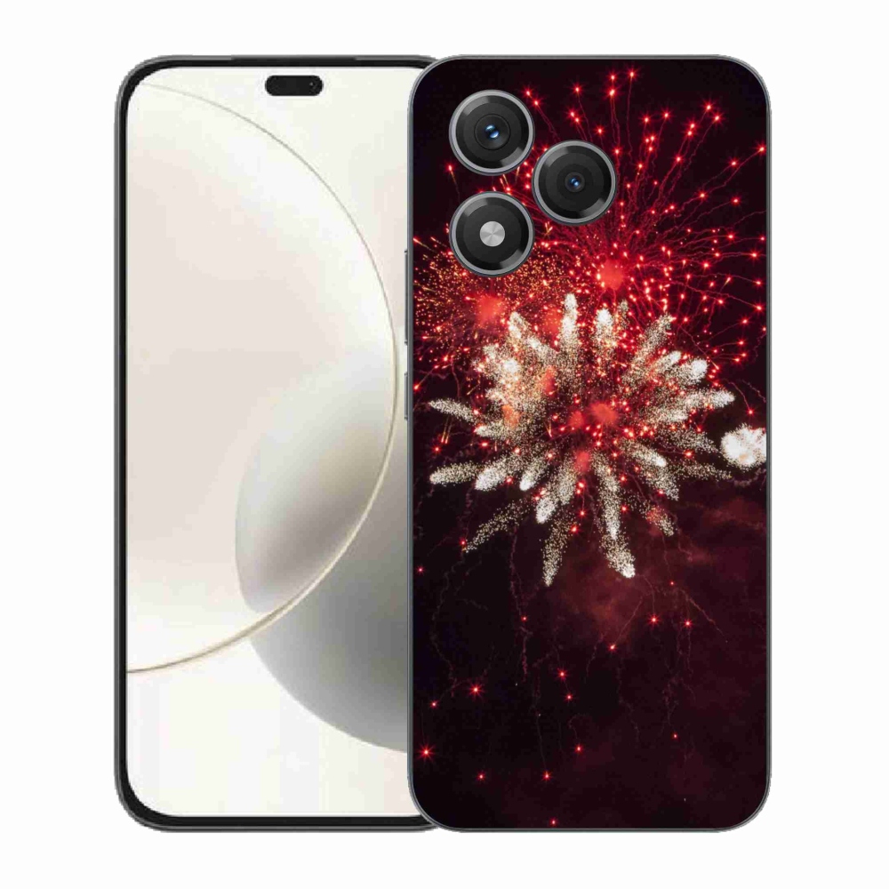 Gelový kryt mmCase na Honor 400 Lite - ohňostroj