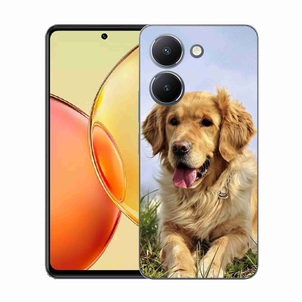 Gelový kryt mmCase na Vivo Y36 - zlatý retrívr