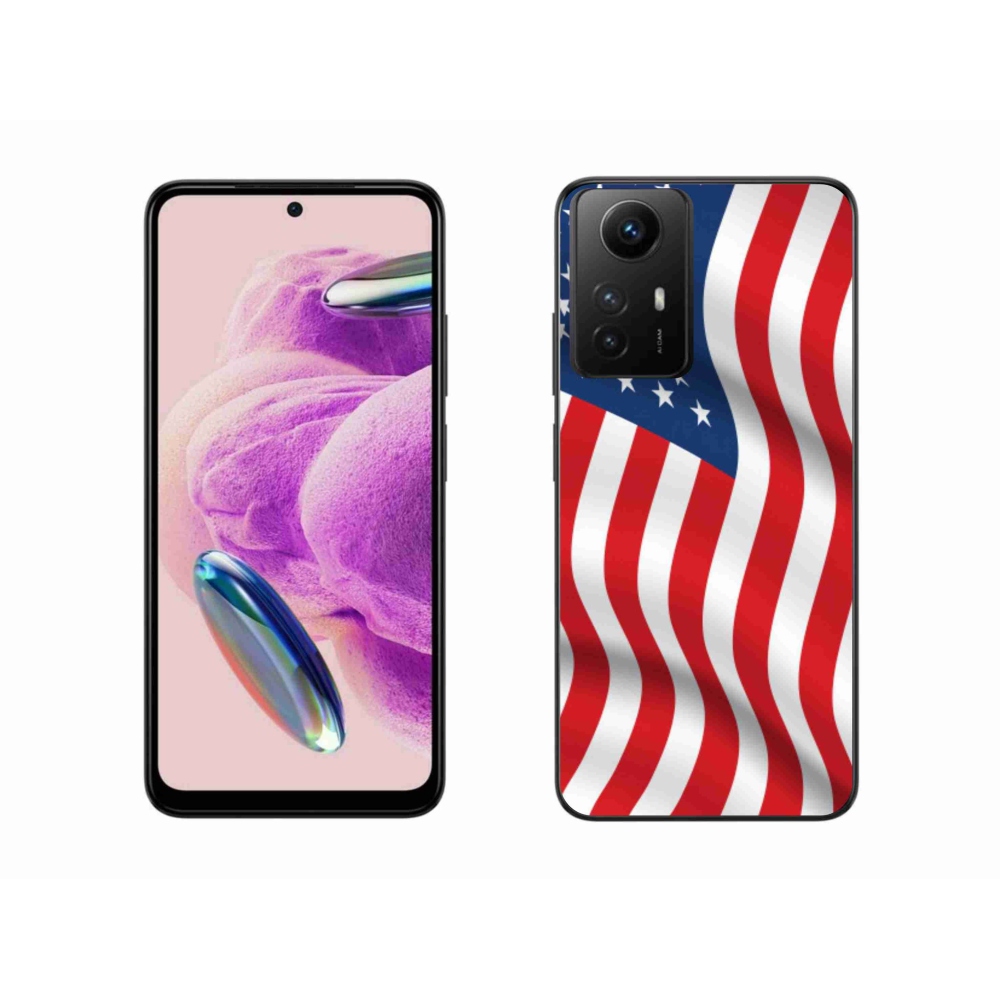 Gelový kryt mmCase na Xiaomi Redmi Note 12S - USA vlajka