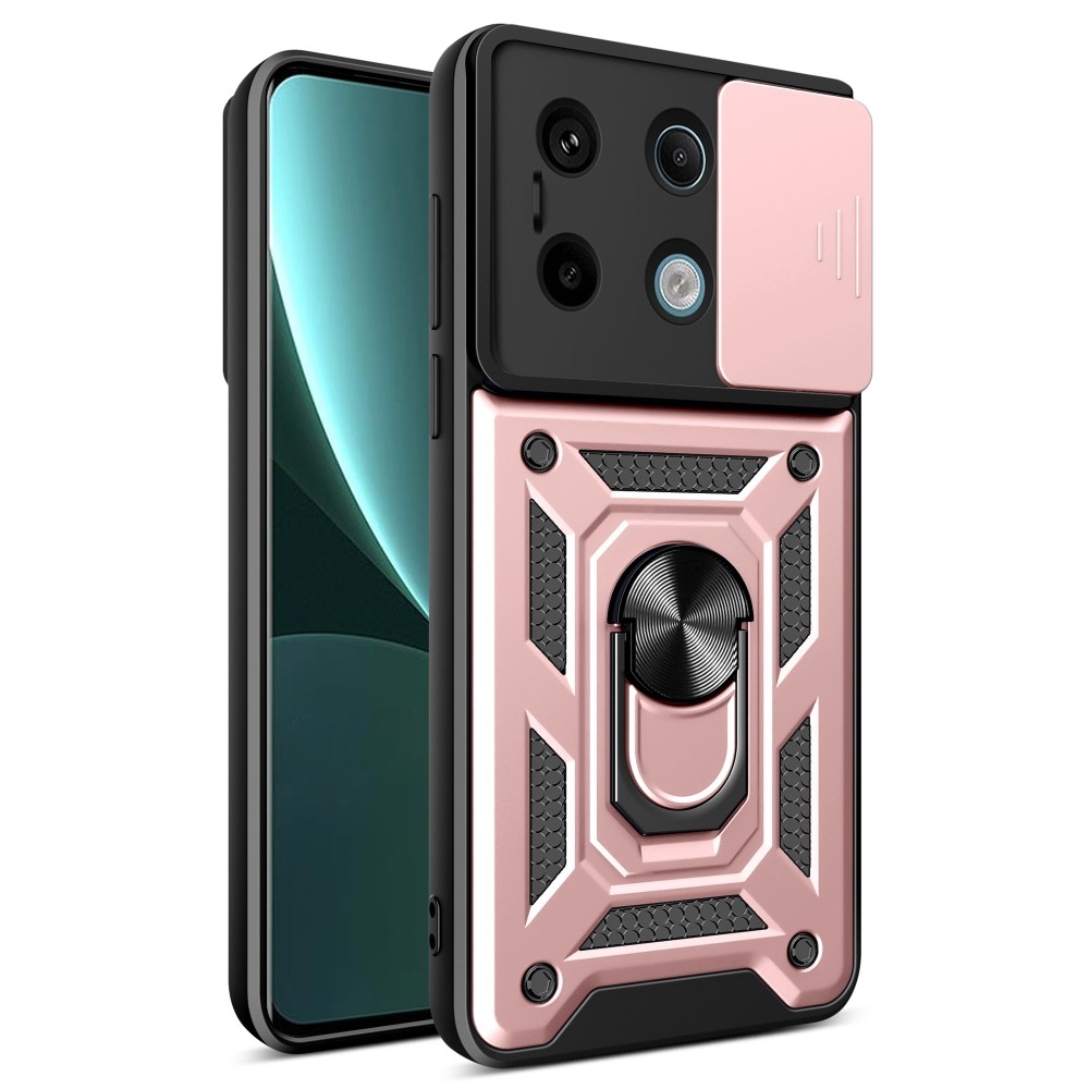 Slide odolný kryt na Xiaomi Redmi Note 13 Pro 5G/Poco X6 5G - růžovozlatý