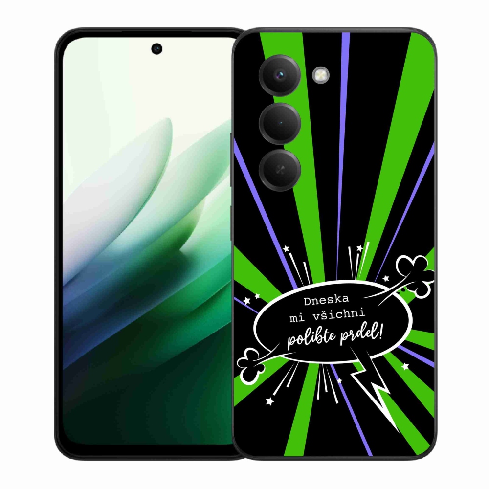 Gelový kryt mmCase na Xiaomi Redmi 15 5G (169mm) - vtipný text 15 černé pozadí