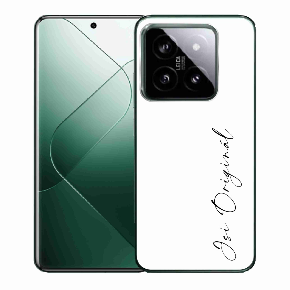 Gelový kryt mmCase na Xiaomi 14 - jsi originál bílé pozadí