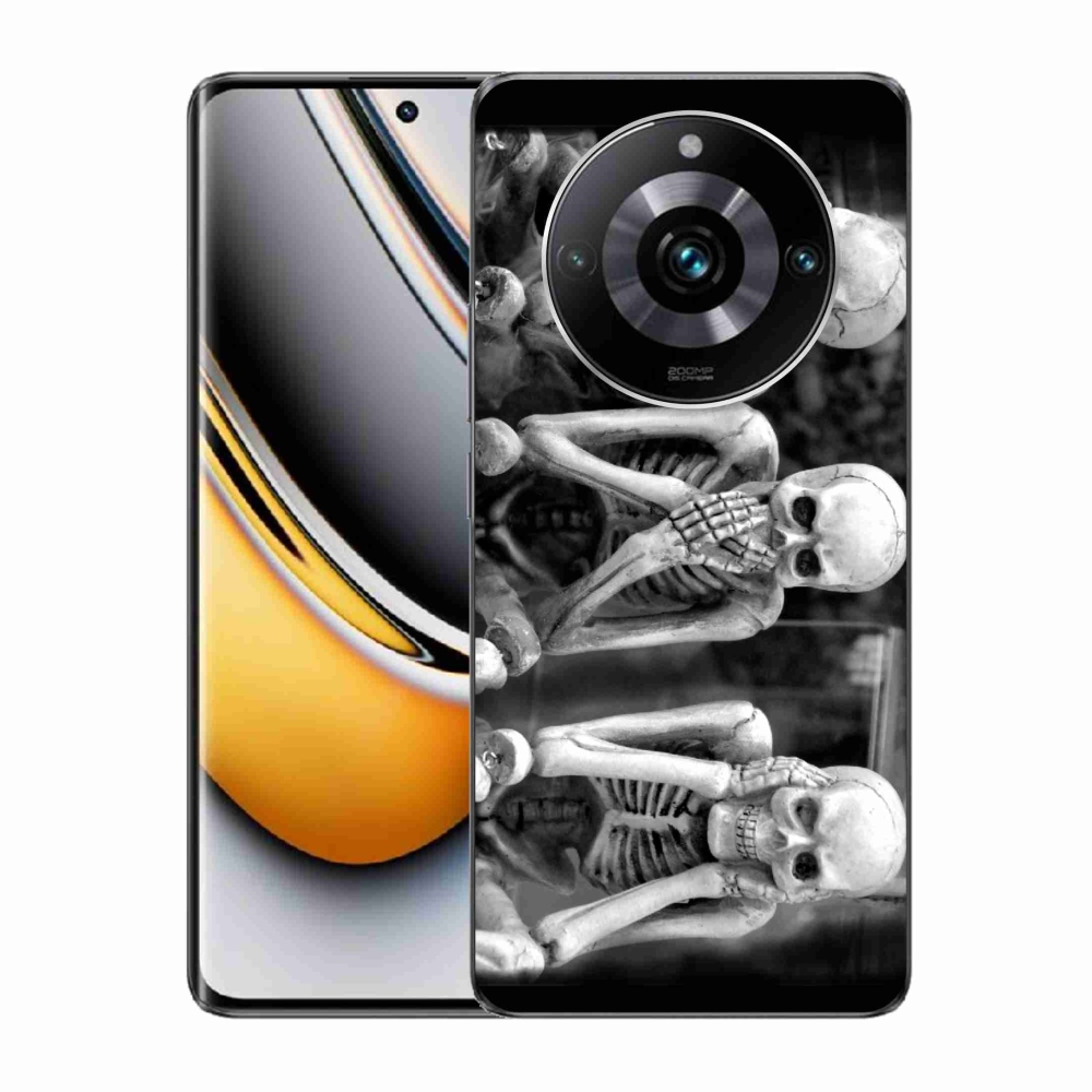 Gelový kryt mmCase na Realme 11 Pro/11 Pro+ - kostlivci