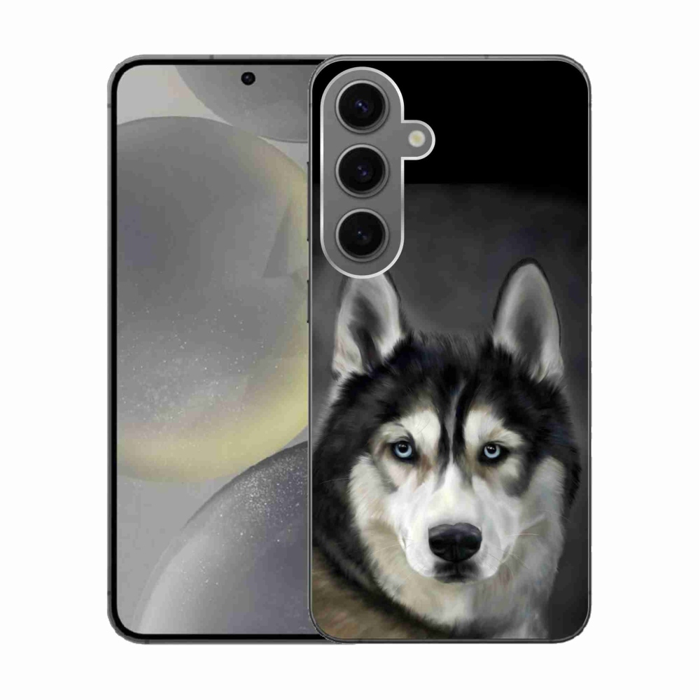 Gelový obal mmCase na Samsung Galaxy S24 - husky