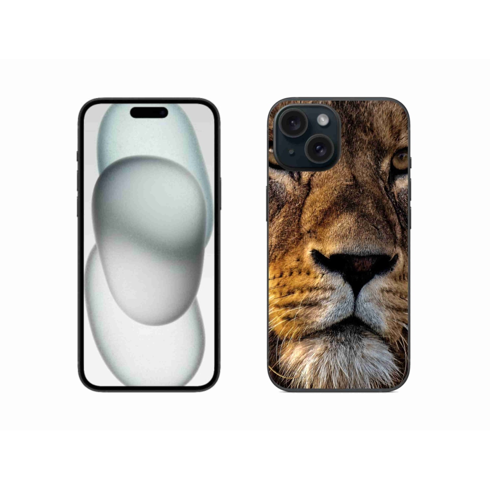 Gelový obal mmCase na iPhone 15 - lev