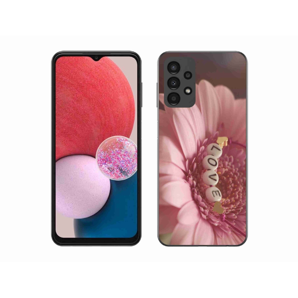 Gelový kryt mmCase na Samsung Galaxy A13 4G - přívěsek love