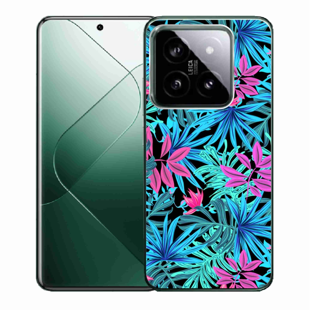 Gelový kryt mmCase na Xiaomi 14 - květiny 3
