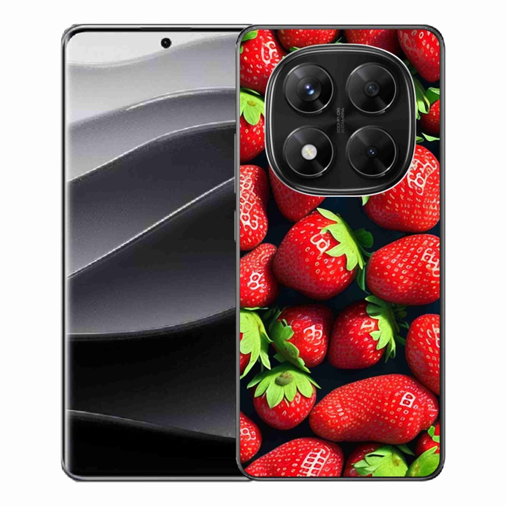 Gelový kryt mmCase na Xiaomi Redmi Note 14 Pro 5G/Poco X7 5G - jahody