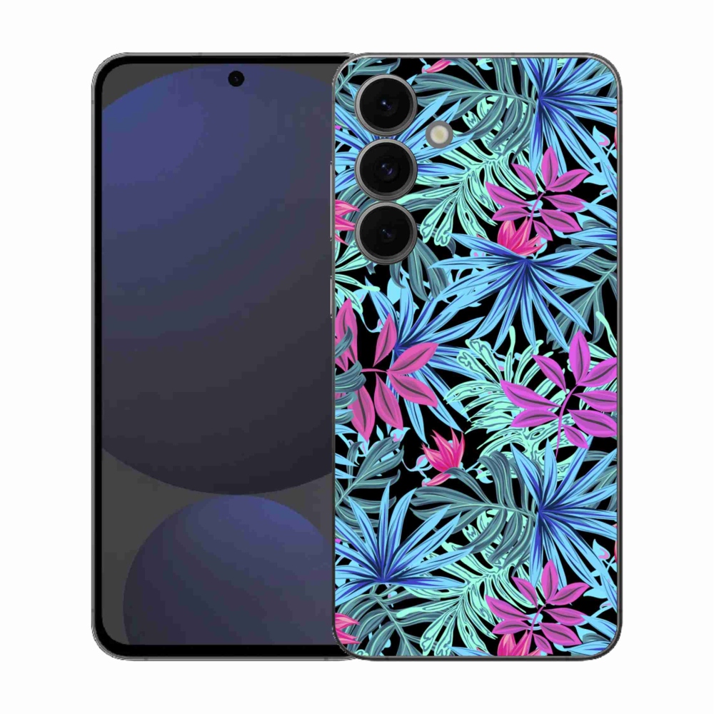 Gelový kryt mmCase na Samsung Galaxy S25 FE - květiny 3