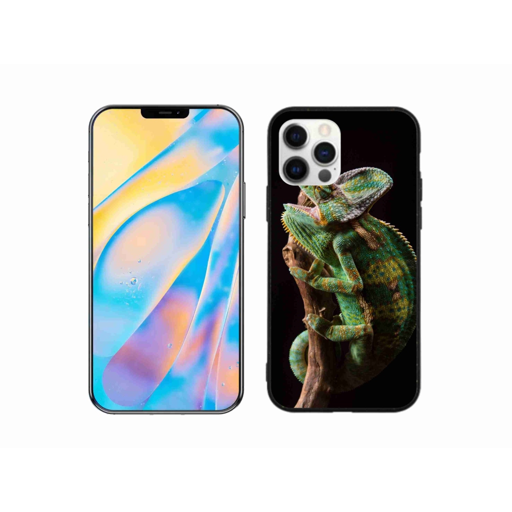 Gelový kryt mmCase na iPhone 12 - chameleon