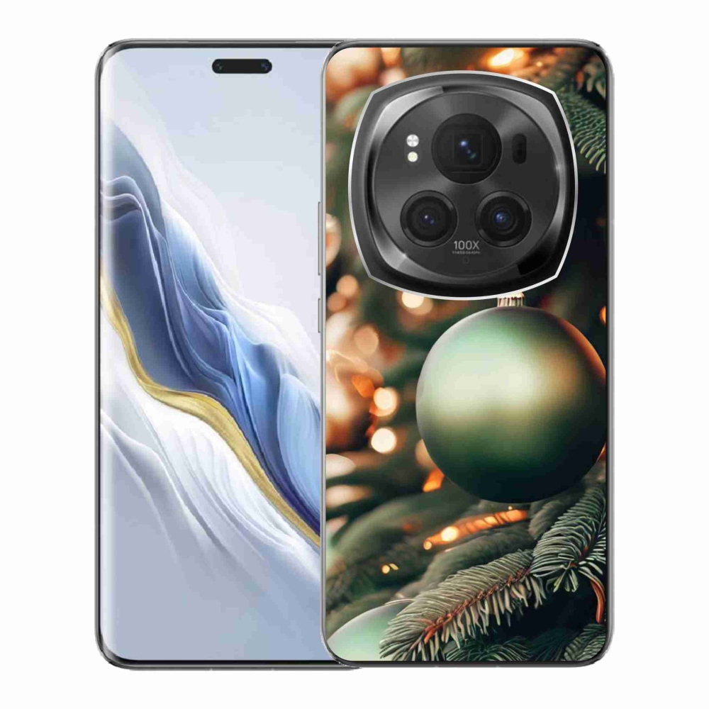Gelový kryt mmCase na Honor Magic 6 Pro 5G - vánoční ozdoby 1