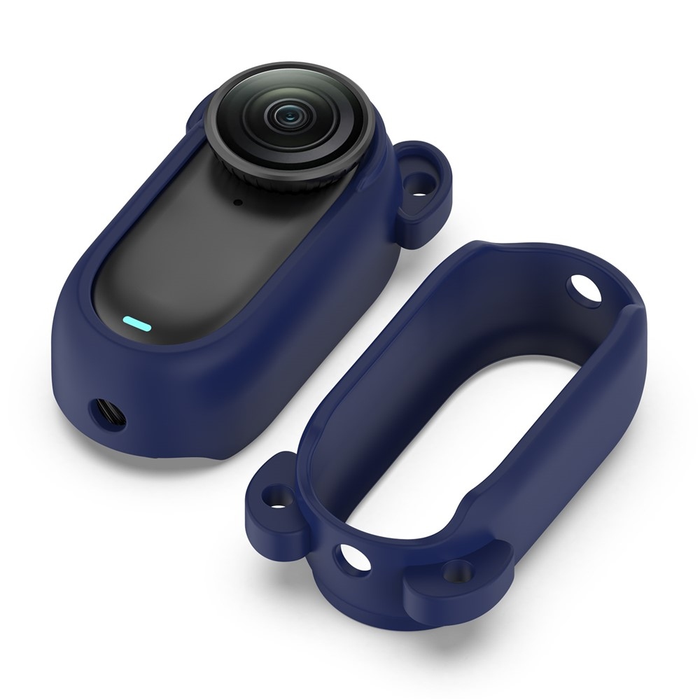 Silikonový ochranný obal pro Insta360 GO 3 / GO 3S - tmavěmodrý