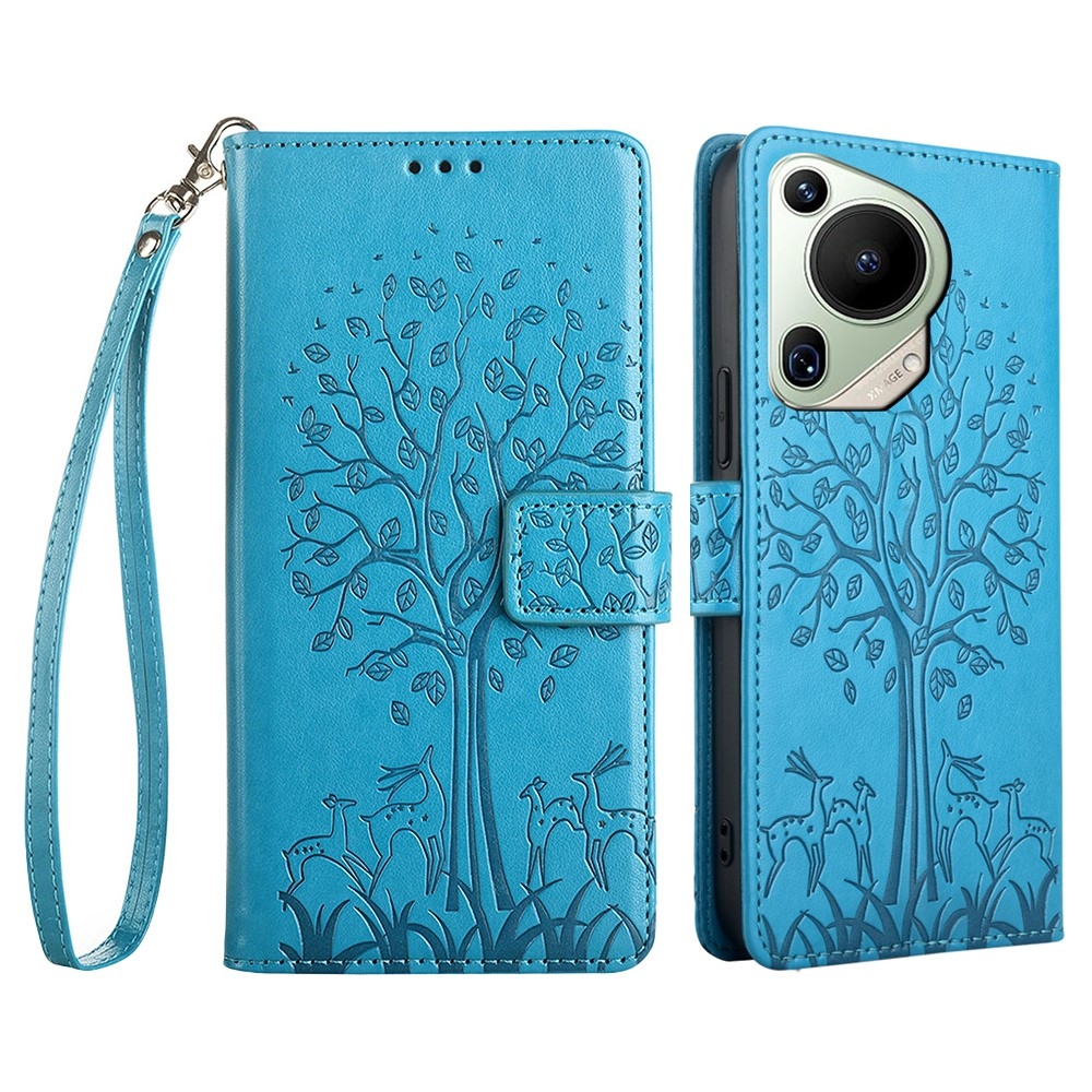 Tree knížkové pouzdro na Huawei Pura 70 Ultra - modré