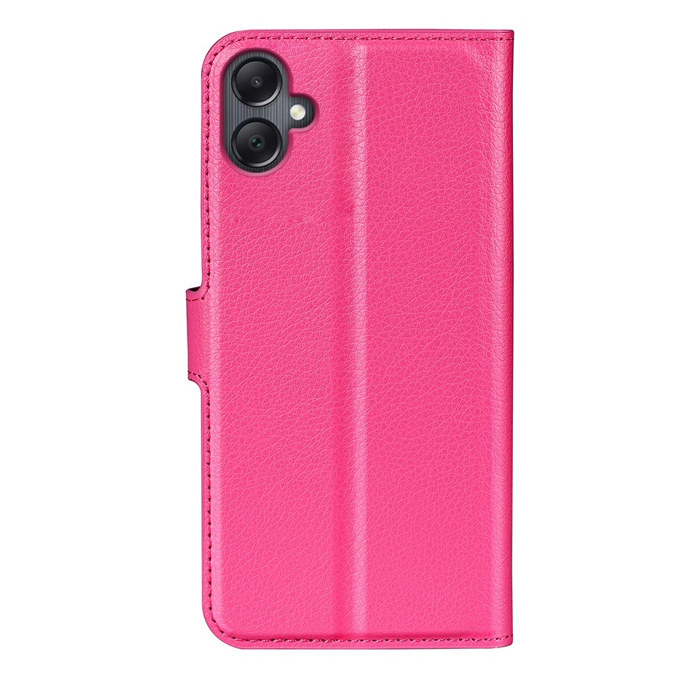 Litchi knížkové pouzdro na Samsung Galaxy A06 4G - rose
