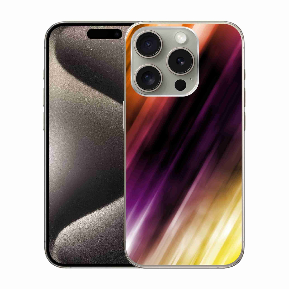 Gelový kryt mmCase na iPhone 15 Pro - abstraktní vzor 5