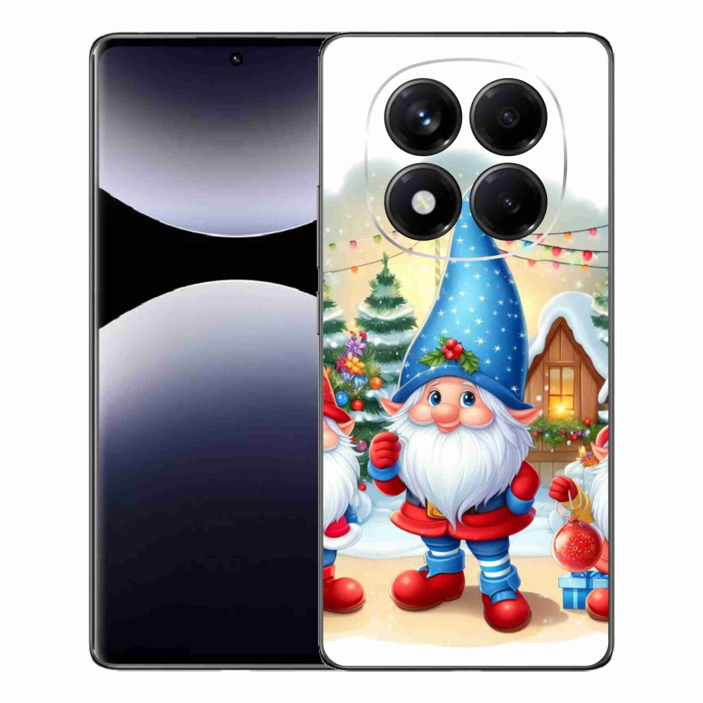 Gelový kryt mmCase na Xiaomi Redmi Note 14 Pro - vánoční skřítci