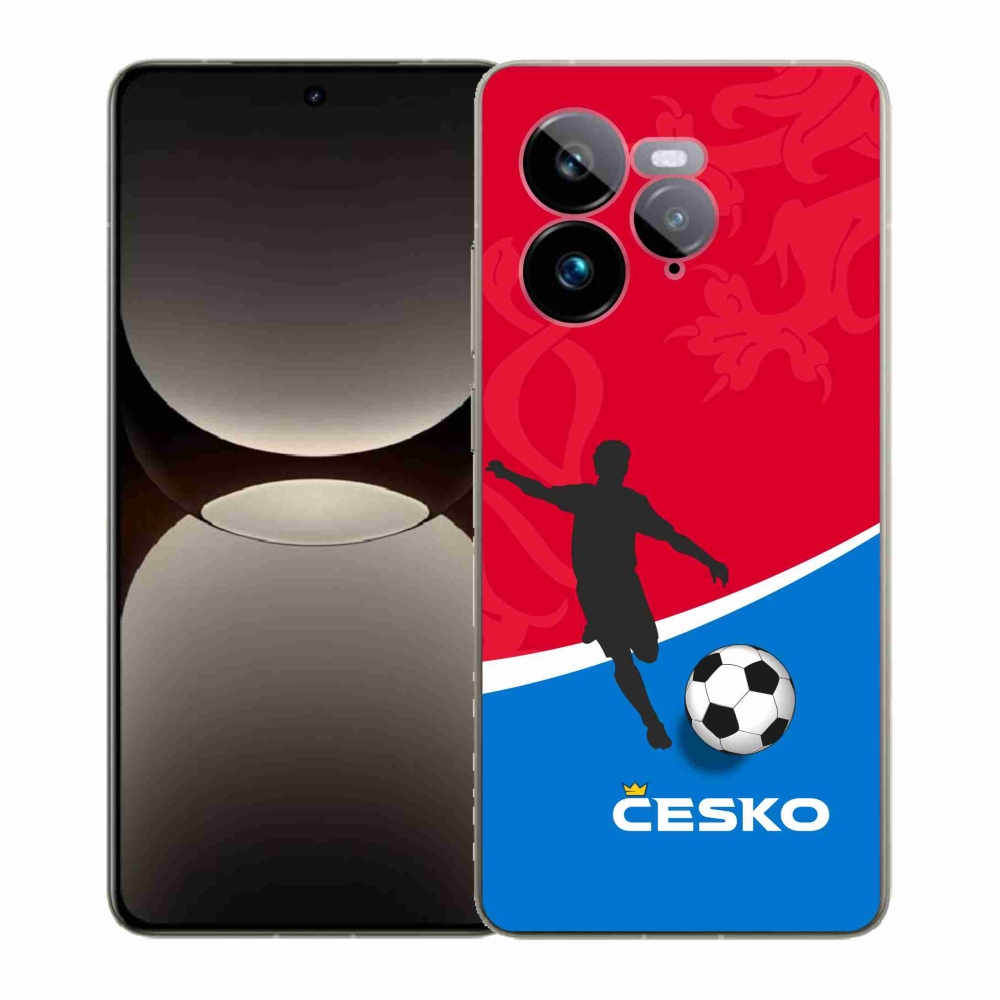 Gelový kryt mmCase na Realme GT 7 Pro 5G - fotbal Česko