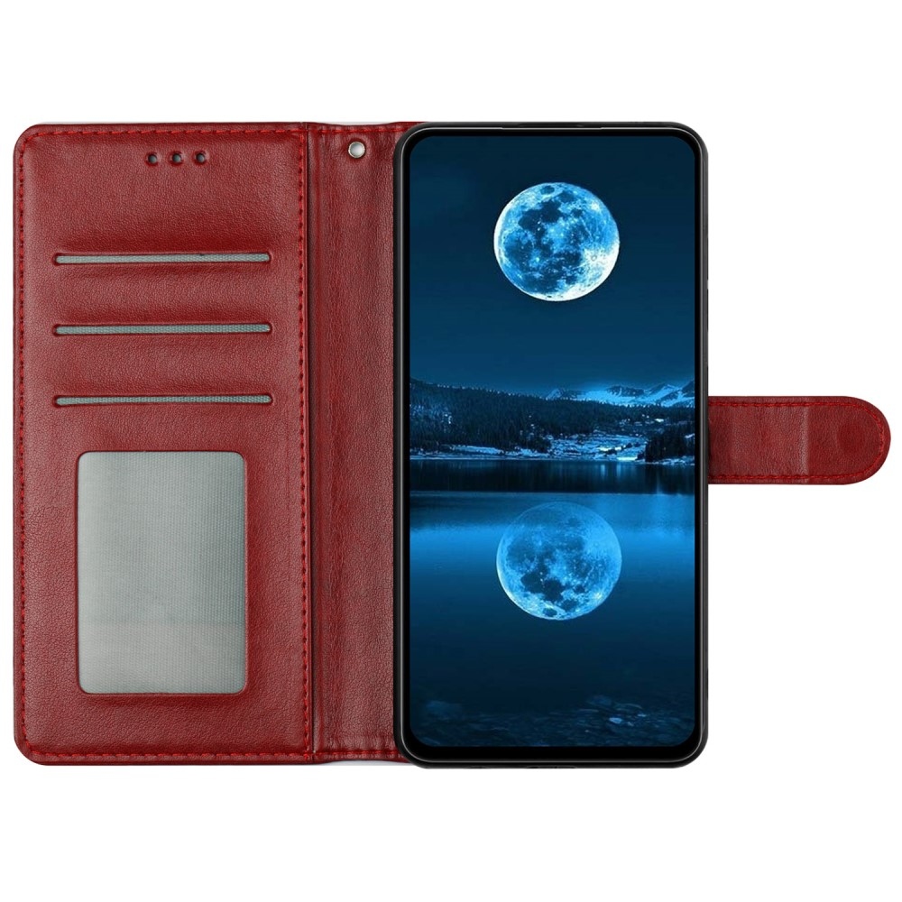 Clots knížkové pouzdro na Xiaomi Redmi Note 14 Pro 5G/Poco X7 5G - červené