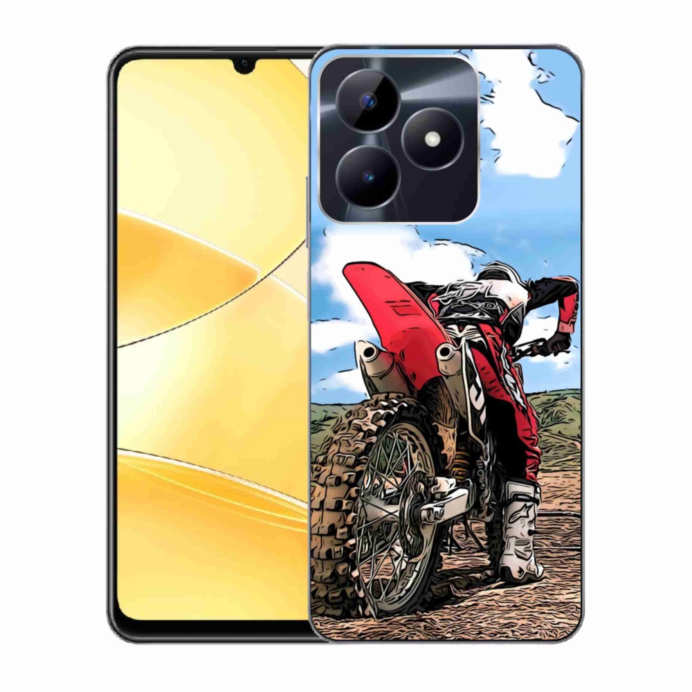 Gelový kryt mmCase na Realme C51/C53 - moto