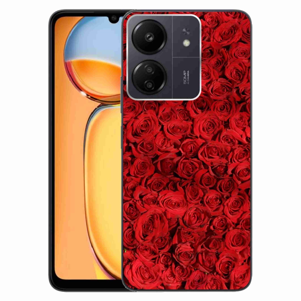 Gelový kryt mmCase na Xiaomi Poco C65/Redmi 13C - růže