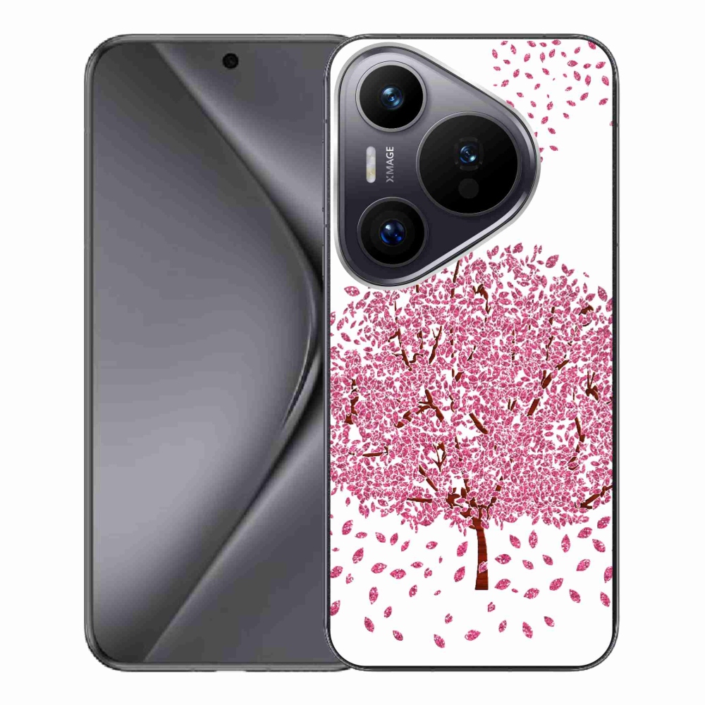 Gelový kryt mmCase na Huawei Pura 70 Pro - kreslený strom s listy
