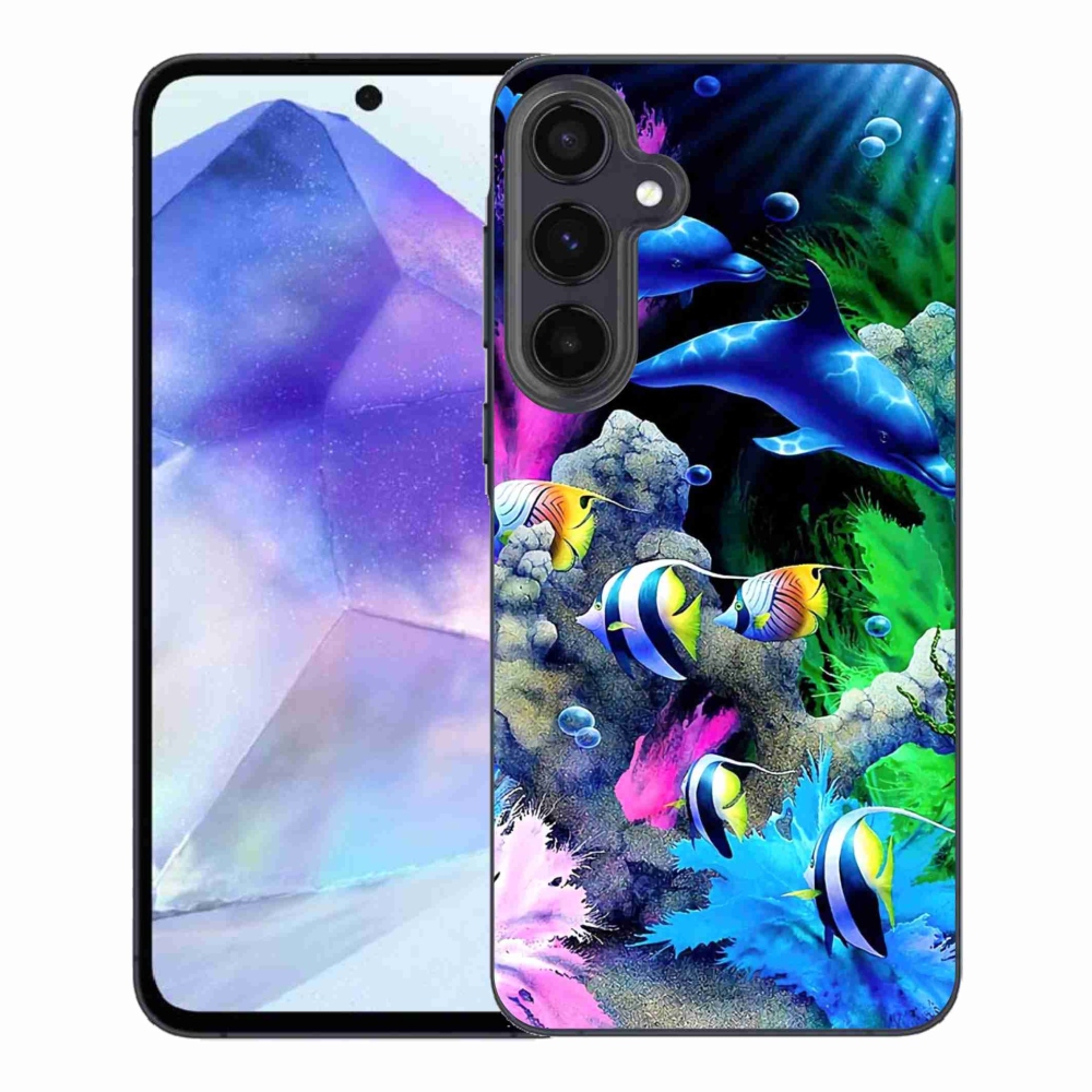 Gelový obal mmCase na Samsung Galaxy A55 5G - mořský svět