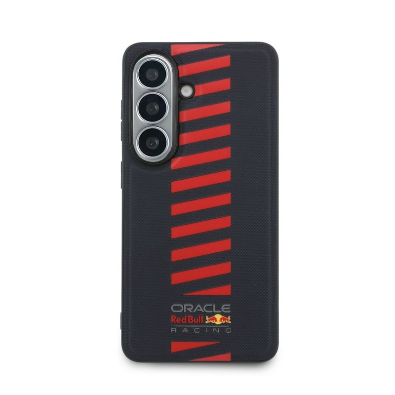 Red Bull PU Leather Meshed Powerbar Magnetic Zadní Kryt pro Samsung Galaxy S26 Navy
