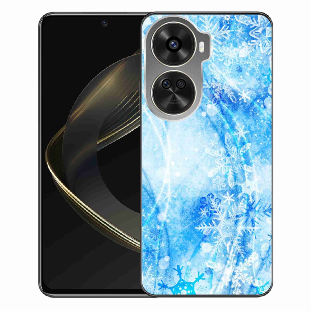 Gelový kryt mmCase na Huawei Nova 12 SE - sněhové vločky