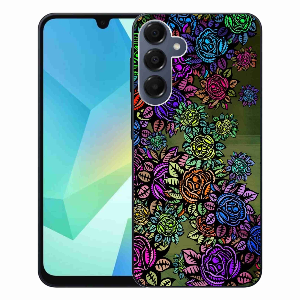 Gelový kryt mmCase na Samsung Galaxy A16 4G/5G - květiny 6