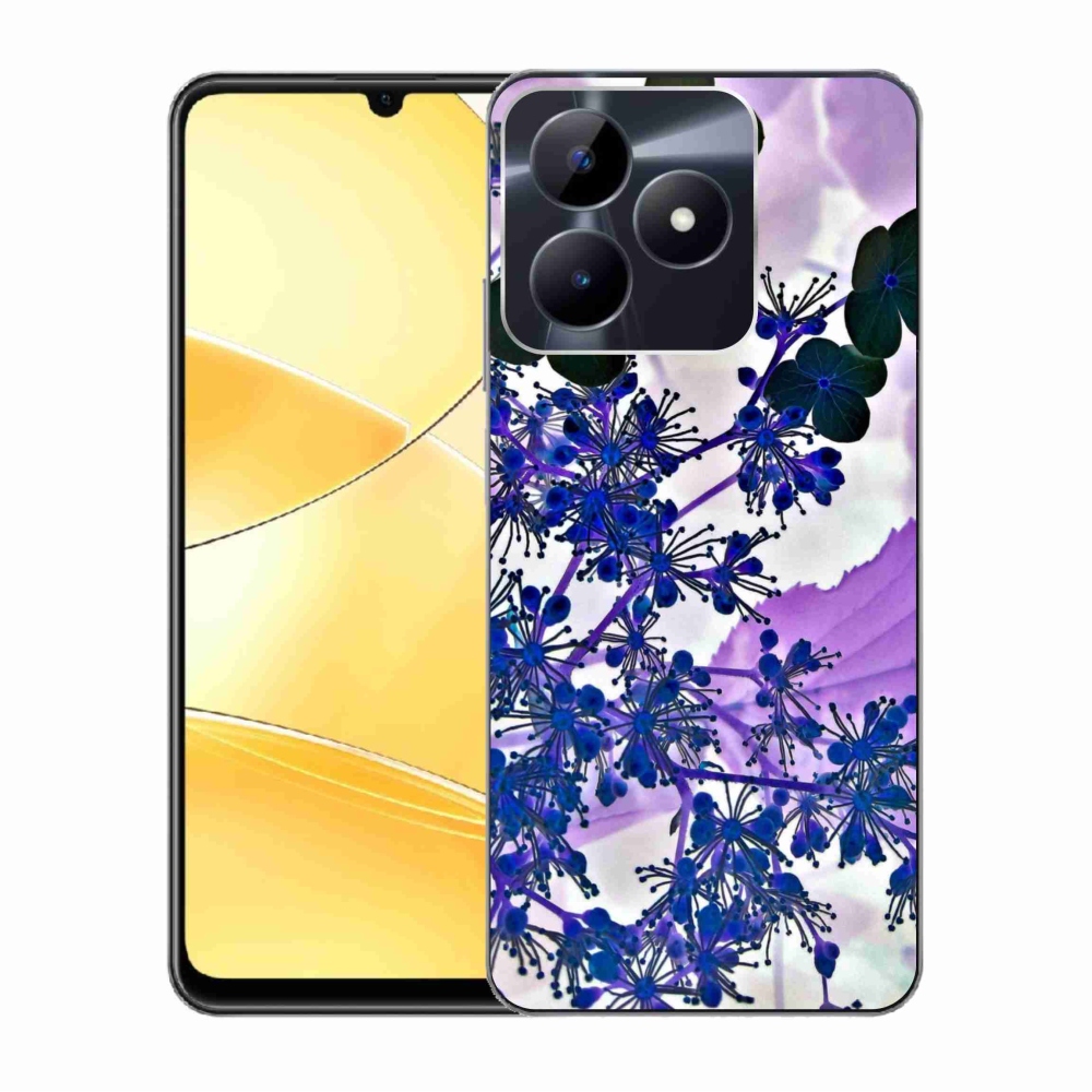 Gelový kryt mmCase na Realme C51/C53 - květ hortenzie