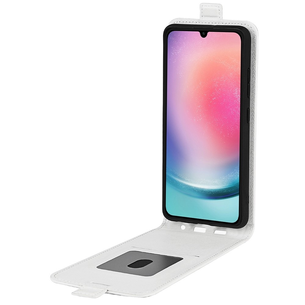 Vertical knížkové pouzdro na Samsung Galaxy A16 4G/5G - bílé