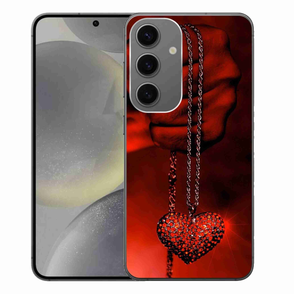 Gelový kryt mmCase na Samsung Galaxy S24+ - náhrdelník