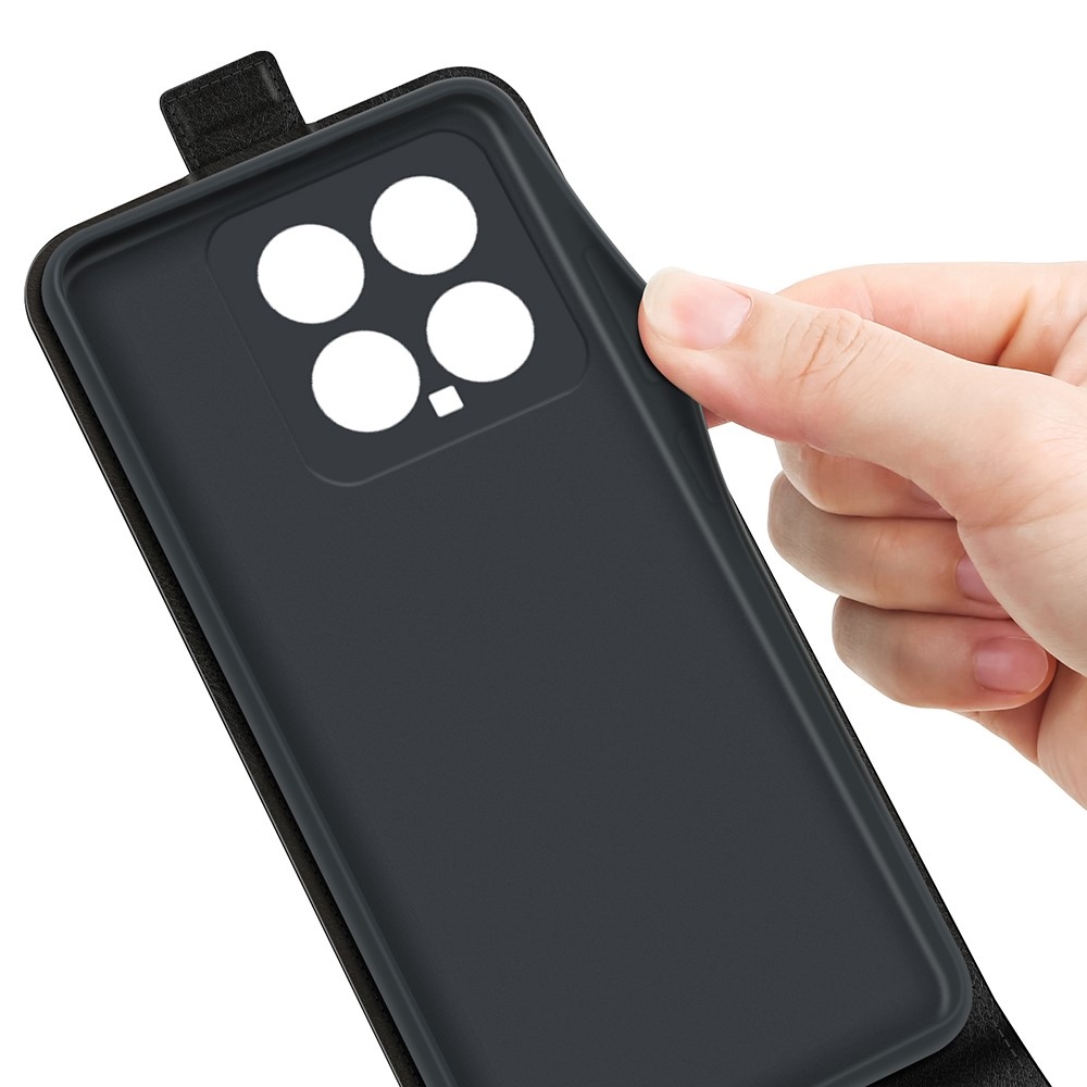Vertical knížkové pouzdro na Xiaomi 14 - černé
