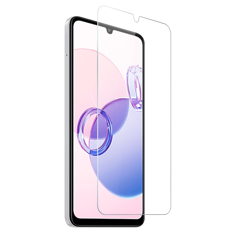 NORTHJO průhledný gelový obal + tvrzené sklo na Xiaomi Redmi 13C 5G - průhledný