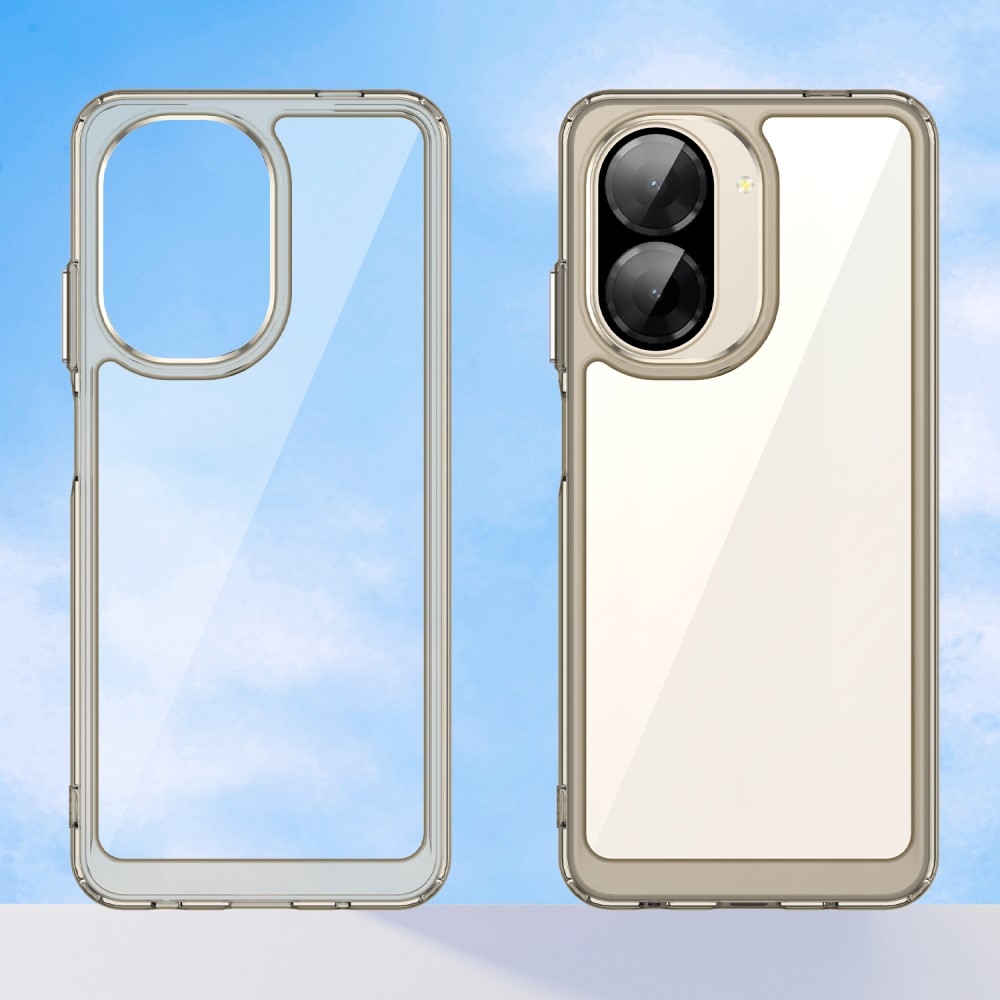Gelový obal s pevnými zády na Xiaomi Redmi A5 (173.45x79.35x8.45mm) - šedý