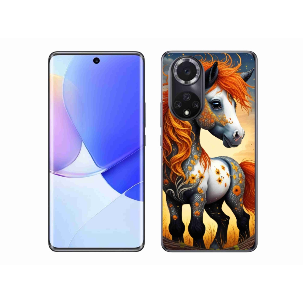 Gelový kryt mmCase na Honor 50 - barevný poník