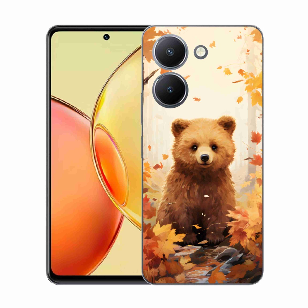 Gelový kryt mmCase na Vivo Y36 - medvěd v lese