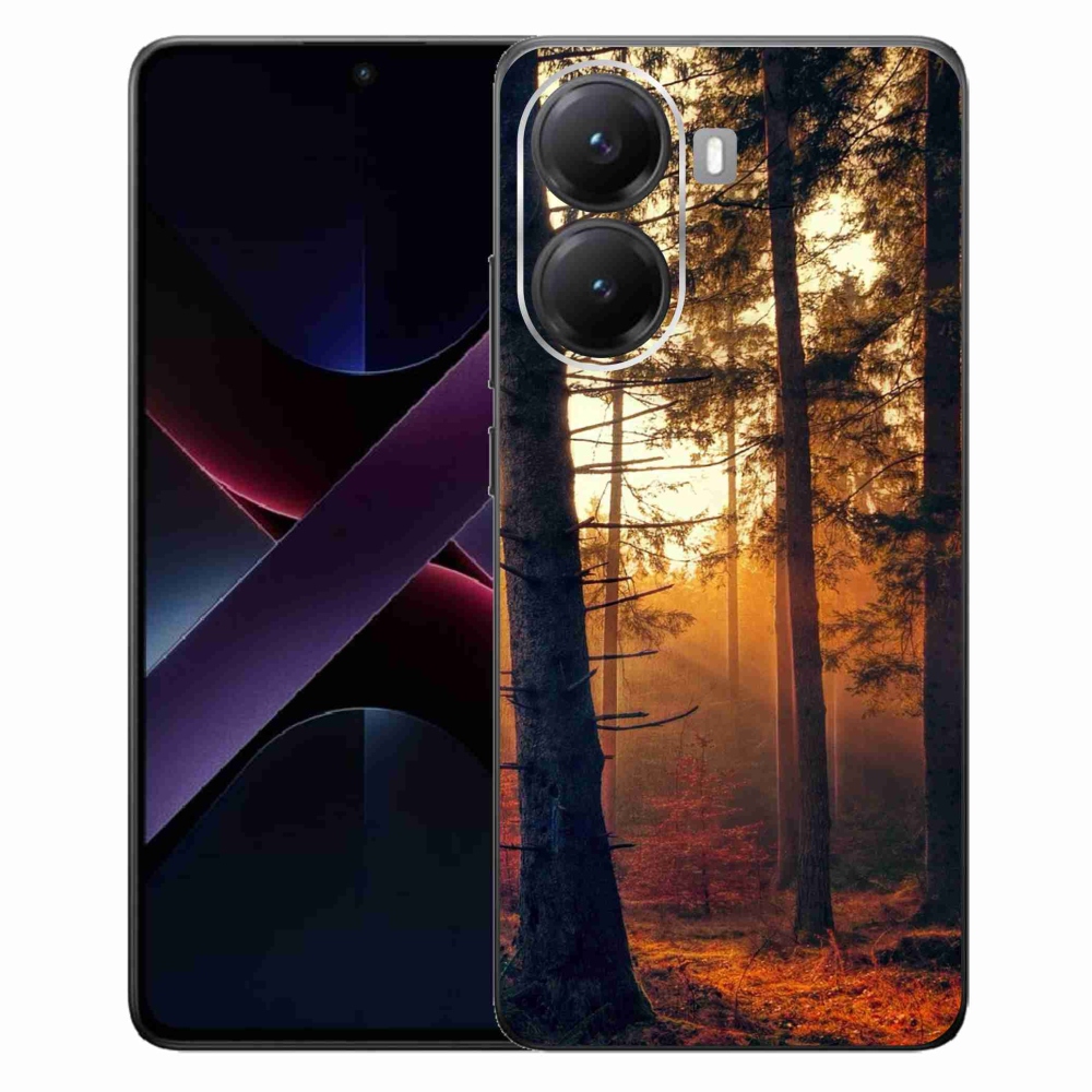 Gelový kryt mmCase na Xiaomi Poco X7 Pro 5G - les