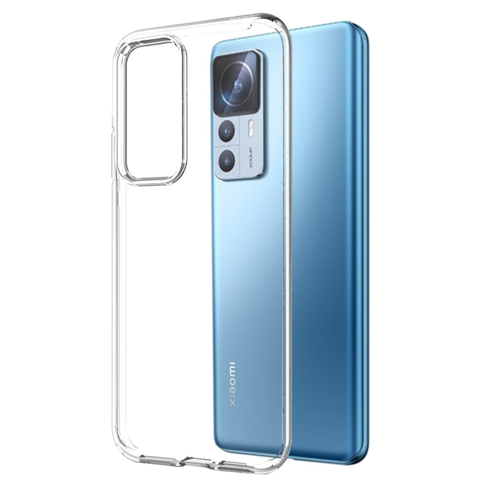 NORTHJO průhledný gelový obal + tvrzené sklo na Xiaomi 12T Pro - průhledný