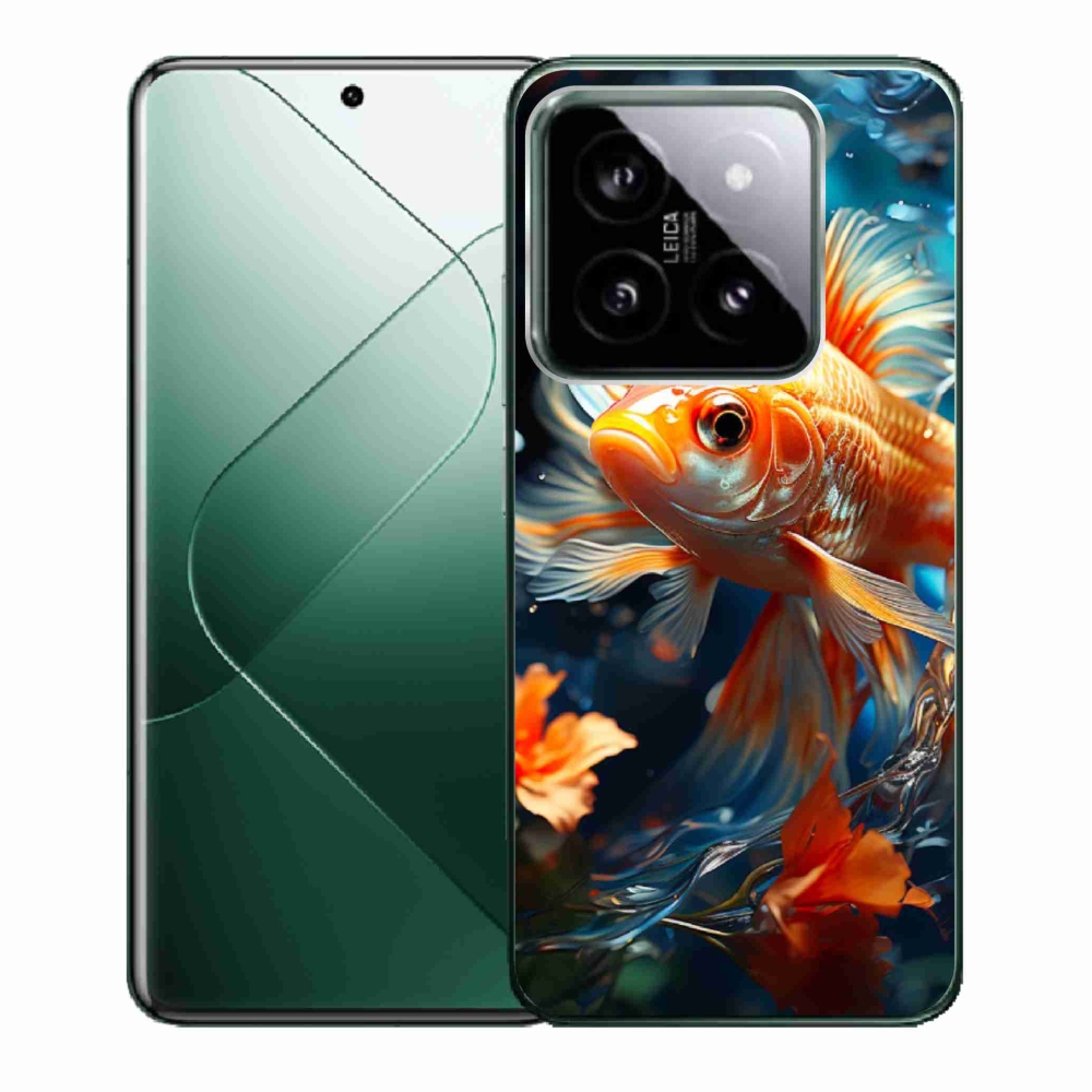 Gelový kryt mmCase na Xiaomi 14 - rybka